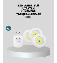 Uzaktan Kumandalı 3’lü Ayarlanabilir Spot LED Işık Seti