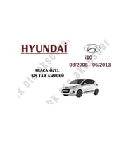 Hyundai İ10 08/2008 - 06/2013 Araca Özel Sis Ampulü h11