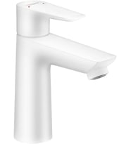 Hansgrohe Talis E Musluk (Yüksek Ağızlı 110 Mm Su Tasarruflu Musluk, Çekme Çubuğu Çıkışı), Mat Beyaz