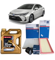 2019-2022 TOYOTA COROLLA BENZİNLİ MOTORLAR İÇİN YAĞ BAKIM SETİ PO 5W 30