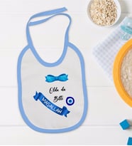 BK Kids Mavi Bebek Mama Önlüğü - Model 98