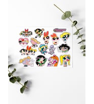 Powerpuff Girls Stickers Çıkartma PYTKSTK117