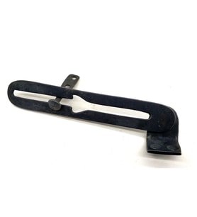 Antika Tarz Dekoratif Pirinç Vasistas Makas - 155x24 mm, Oksit