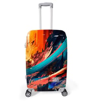 Coral High Renkli Desenli PC Orta Boy Valiz (60cm) 16817