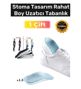 Özel Üretim Eva Bellek Köpük Stoma Tasarım Rahat Kadın Erkek Boy Uzatıcı Tabanlık 1.5 Cm - 2 Adet