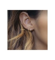 3 Adet Mini Tektaş Cerrahi Çelik Piercing Tragus Helix Kıkırdak Conch 6 Mm 2mm Taş