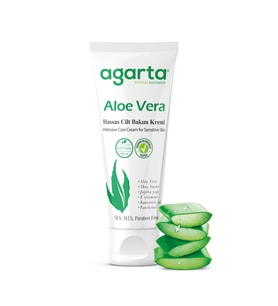 Agarta Doğal Yüz ve El Nemlendirici Aloe Veralı Cilt Bakım Kremi 75 ml