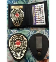 YAKIN KORUMA-ROZETLİ CÜZDANI +KEMER ROZETİ SATINAL-SADECE,YAKIN KORUMA KIMLIK KARTLI PERSONELE SATILIR.