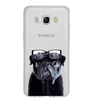 PrintiFy Samsung Galaxy J5 2016 ile Uyumlu 1mm Slim Fit Köpek 3 050f Baskılı Şeffaf  Kılıf