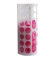 Poşetlik 16X13X45 Cm Naylon Poşet Düzenleyici Plastik Poşetlik Beyaz Renk Kaliteli İkea