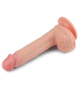 Esnek Bükülebilir Yumuşak 21 Cm Yumuşak Dokuya Sahip Belden Bağlamalı Penis