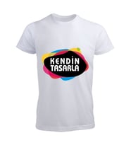Kişiye Özel Tişört Tasarım - Fotoğraflı Tişört - Yazılı Tişört (Beyaz)