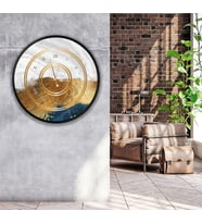 Kanvas (Ahşap) Duvar Saati - 70 cm