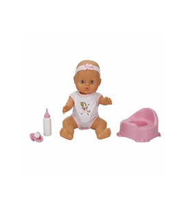 Sunman Boubou Altını Islatan Konuşan Bebek Seti 30 Cm. - Pembe