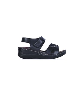 Moda Ayakkabı 154 Siyah Kadın Yazlık Sandalet Ayakkabı