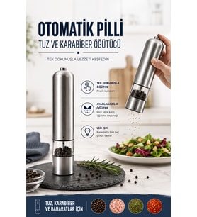 Paslanmaz Baharat Değirmeni Hızlı Otomatik Öğütme Sistemi
