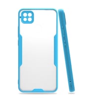 Xiaomi Redmi 9c Kılıf Platin Silikon - Mavi