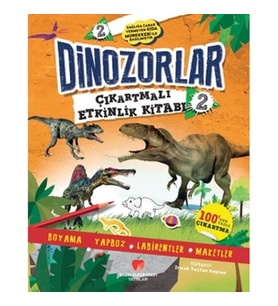 Dinozorlar Çıkartmalı Etkinlik Kitabı 2