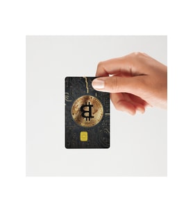 Bitcoin Kart Kaplama Sticker (Yüksek Kalite suya dayanıklı)