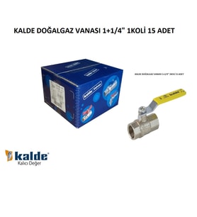 KALDE DOĞALGAZ VANASI 1+1/4" 1KOLİ 15 ADET