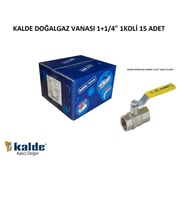 KALDE DOĞALGAZ VANASI 1+1/4" 1KOLİ 15 ADET