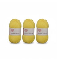 Twist örgü ipi  -7045 sarı-100 gr 350 mt_3 adet