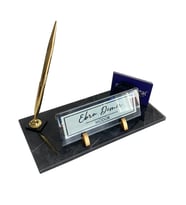Kişiye Özel Premium Yüksek Kalite Uv Baskılı Kristal Masa İsimliği