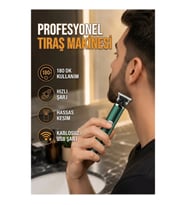 Profesyonel Şarjlı Tıraş Makinesi 180 Dakika Kullanım Süreli Hızlı Şarj Özellikli USB Şarjlı