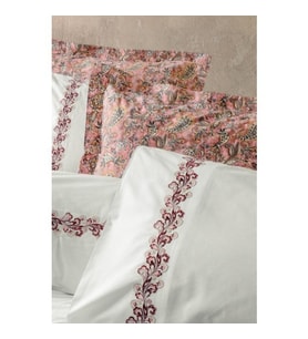 Cotton Box Majestic Seri Çift Kişilik Nevresim Takımı Voyager Pembe