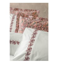Cotton Box Majestic Seri Çift Kişilik Nevresim Takımı Voyager Pembe