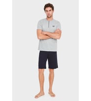 Mod Collection Erkek 3 Lü Pijama Takımı Gri