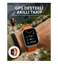 Mey İthalat® Yeni Nesil Çağrı Cevaplayabilen 47 MM Titreşimli Çok Fonksiyonlu Akıllı Saat Yeni Nesil