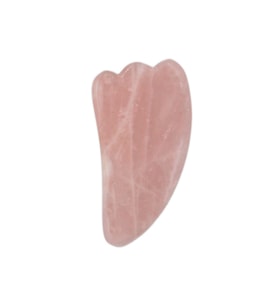 Pembe Kuvars Doğaltaş Kaz Ayağı Gua Sha