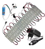 20 Adet 12 V 1,5 Watt Argb 5050 Pixel Cob Led Modül SP621 Bluetooth Cep Telefonundan Kumandalı 3A Pl