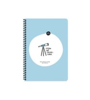 Hisli Şeyler 16,5*22,5 80Yp.Kar.Stickerli Defter - Gözüm Yükseklerde