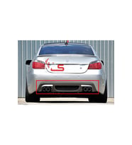 BMW E60 M TAMPON UYUMLU M5 DİFÜZÖR FİBERGLASS BOYASIZ