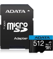 Adata 512GB AUSDX512GUICL10A1-RA1 Premier Class10 Adaptörlü MicroSDXC Hafıza Kartı