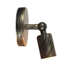 Retro Mafsalı Eskitme Patinalı Duvar Aplik (Çok Renkli)