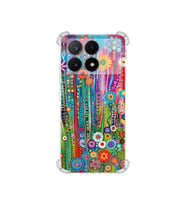 PrintiFy Poco X6 Pro ile Uyumlu Düşlerin Dansı Serisi Folklorik Bahçe Tasarımlı Uv Baskılı Köşe Korumalı Antişok Kılıf