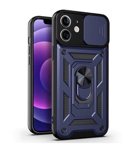 Microsonic Apple iPhone 12 Kılıf Impact Resistant Lacivert
