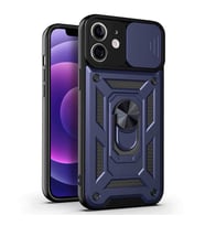 Microsonic Apple iPhone 12 Kılıf Impact Resistant Lacivert