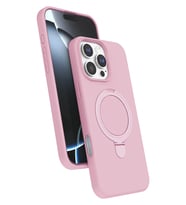 iPhone 16 Pro Regal Magsafe Standlı Kapak - Açık Pembe