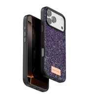 iPhone 17 Pro Max Bright Simli Kapak - Derin Mor