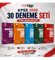 Pegem Yayınları 2026 KPSS Lisans Deneme Seti 5 Kitap