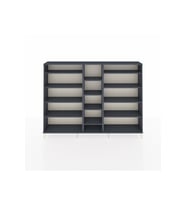 Arges Dolap 11 Raflı  220x30x163 Antrasit-Antrasit