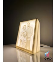 Kişiye Özel 3D Baskı Fotoğraf - Işıklı Çerçeve