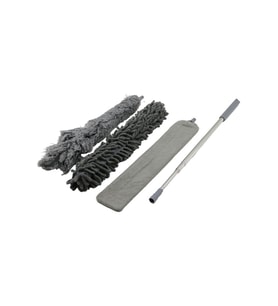 3PCS PÜSKÜL- MAKARNA- DÜZ TOZ ALMA SET ESNEK BAŞLI-43CM  UZAYAN SAPLI=43-205CM BRKT-910200 (5343)