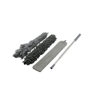 3PCS PÜSKÜL- MAKARNA- DÜZ TOZ ALMA SET ESNEK BAŞLI-43CM  UZAYAN SAPLI=43-205CM BRKT-910200 (5343)