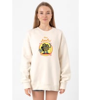 The Umbrella Academy Team Analist Ekru Kadın 2ip Sweatshirt