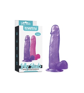 20 CM Jel Dokulu Yumuşak Dildo Penis - Jelly Studs Crystal Dildo Large